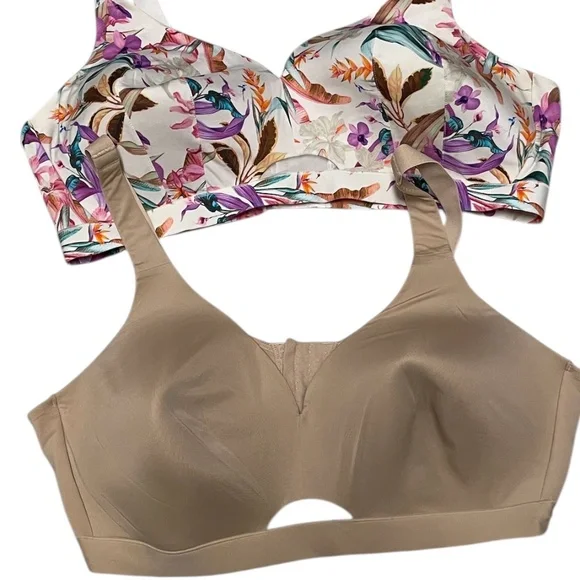 Cacique Women's Lightly Lined Full Coverage Bras (2) Size 46D - Picture 3 of 8